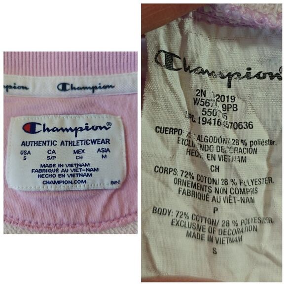 Champion Campus French Terry Crew Sweatshirt sz S - Picture 11 of 11
